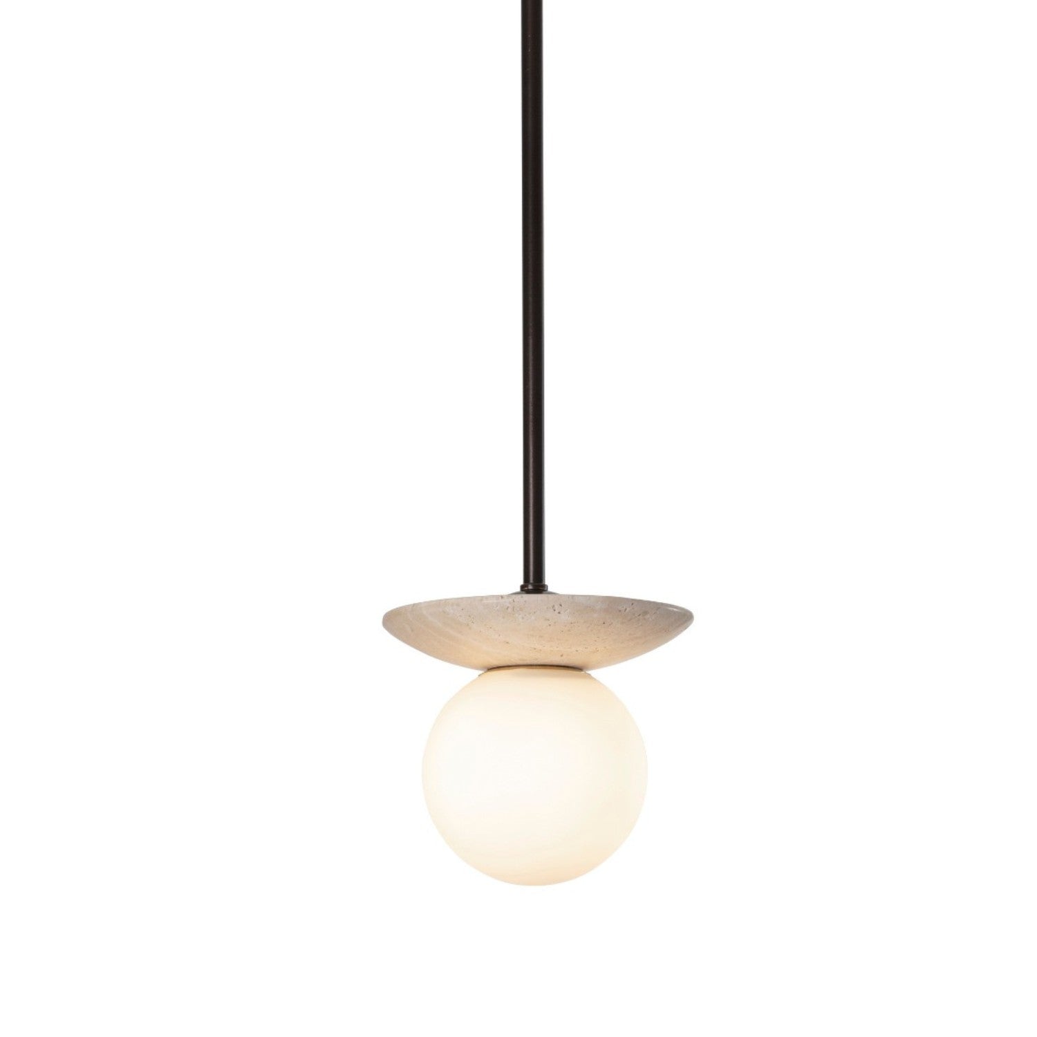 ORBIT STONE DROP ROD - Pendant Light