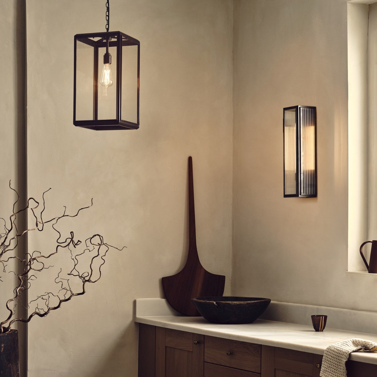 HAZEL SMALL LANTERN - Pendant Light
