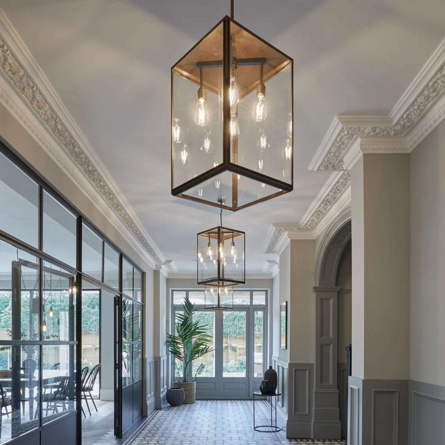 HAZEL SMALL LANTERN IP43 - Pendant Light