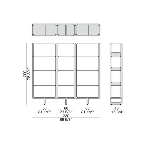 MYRIA - Bookcase