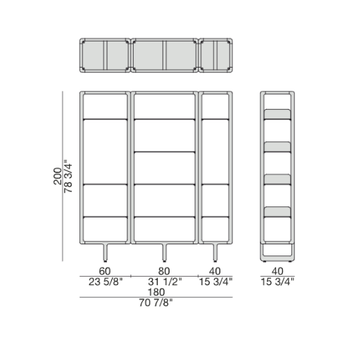 MYRIA - Bookcase