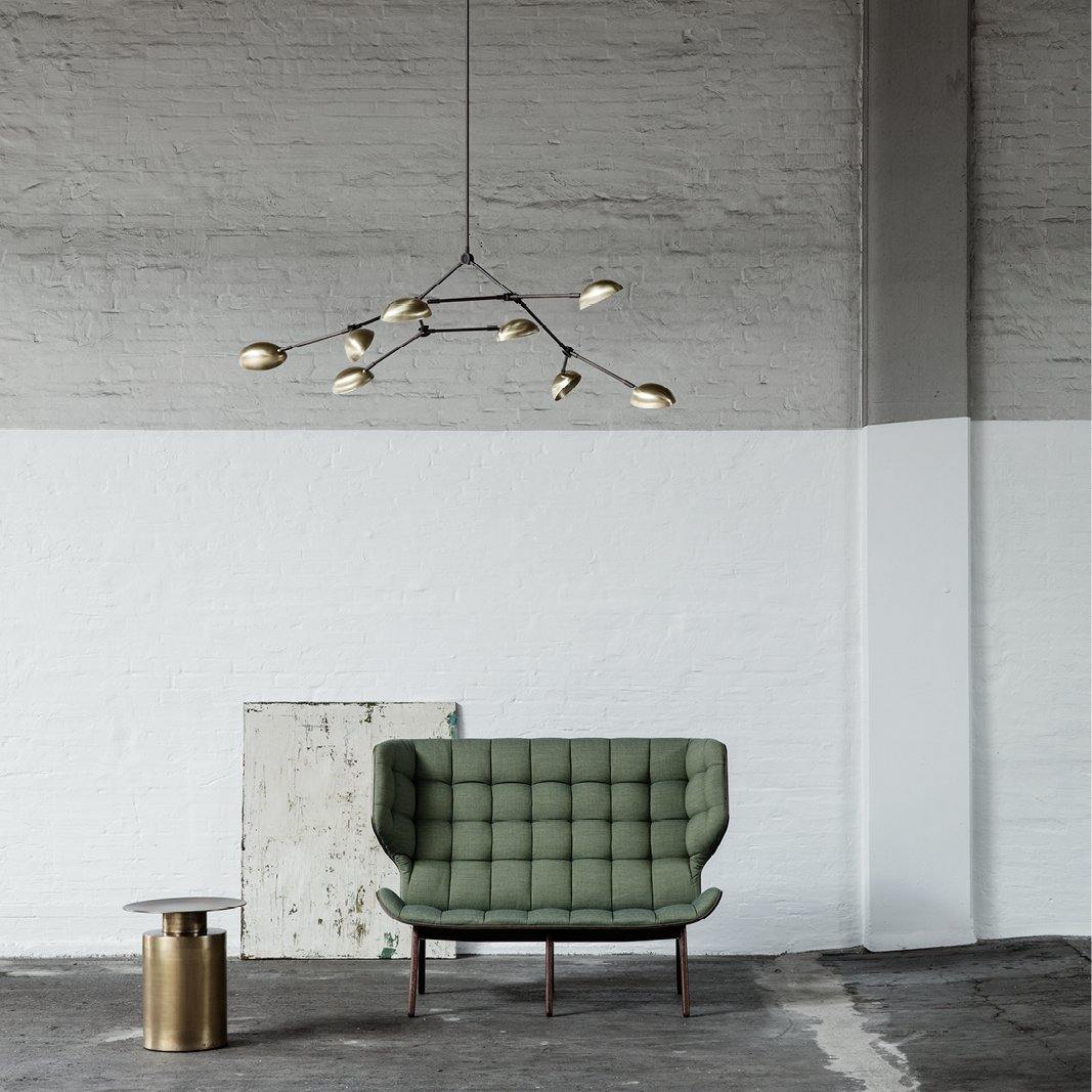 DROP - Chandelier in a white industrial room- Luminesy